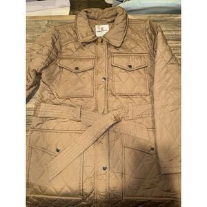 Urban Republic Women's Quilted Barns Jacket. Size Small. Oatmeal. NWT. 10